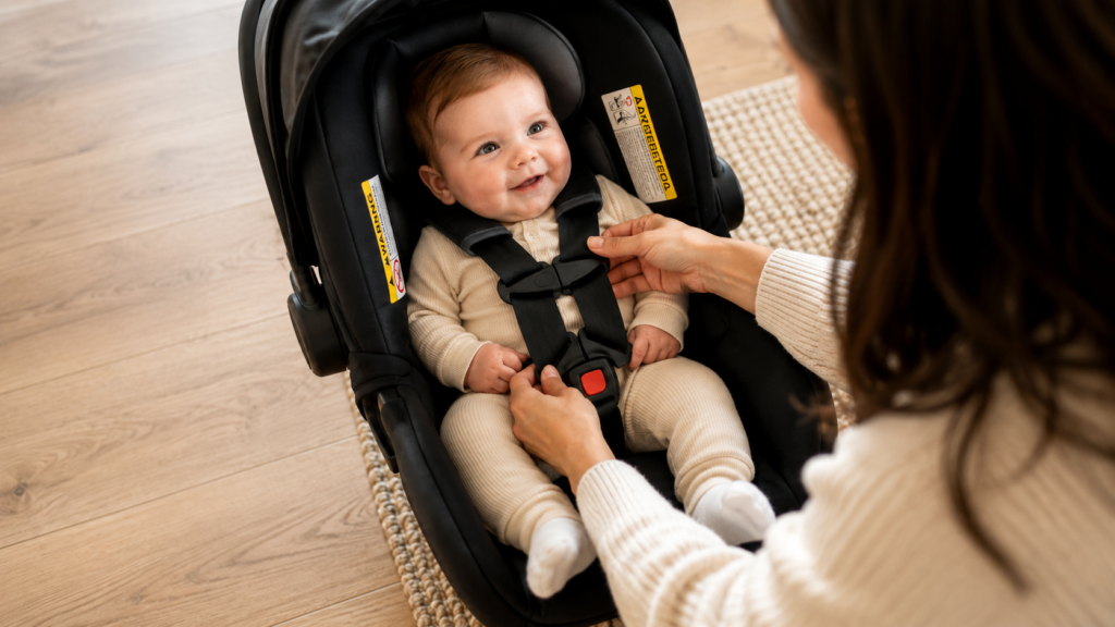 growing child in car seat