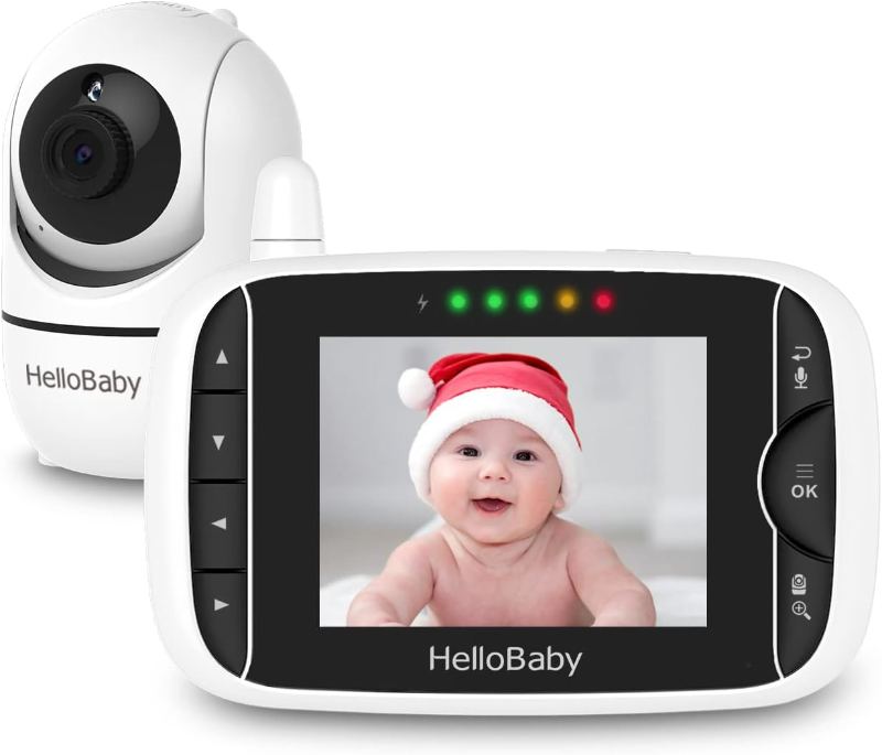 Best Baby Monitors Without WiFi: Privacy-First Picks for 2026 HelloBaby HB65 3.2-inch video baby monitor parent unit