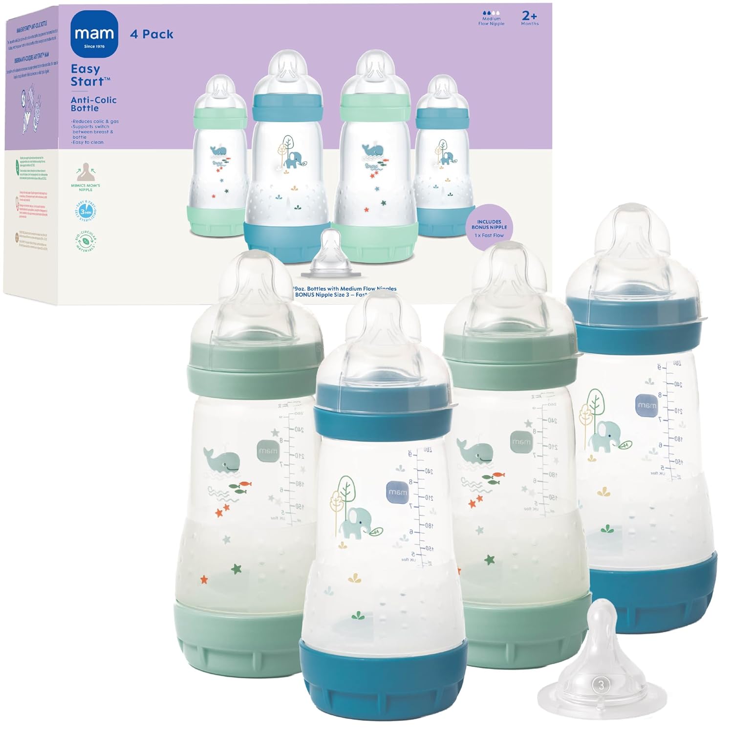 Does the Baby Brezza Bottle Washer Pro Fit Dr. Brown's Tall Bottles? MAM Easy Start Anti-Colic Bottle