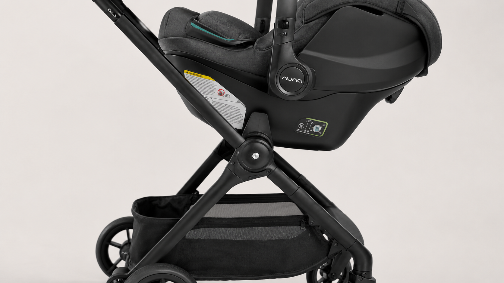 The Ultimate Nuna Pipa Stroller Compatibility Guide (2026) Nuna Mixx Next stroller with Nuna Pipa car seat clicked directly onto the frame — no adapter needed