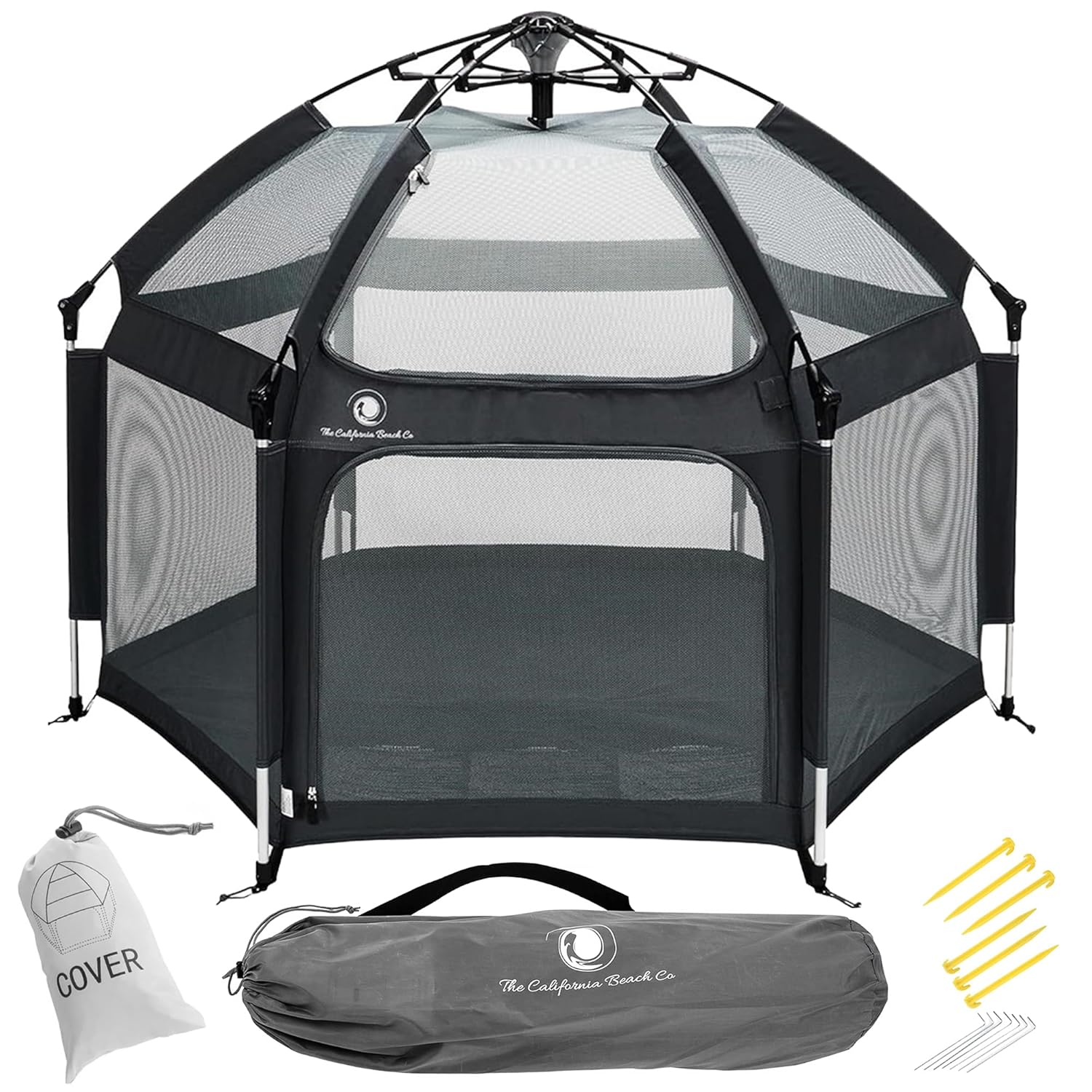 Best Baby Beach Gear for Sun Protection (2026): Tents, Rash Guards, Hats, and Sunscreen California Beach Co. Pop N Go Playpen